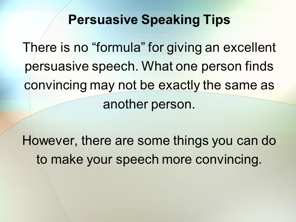 434 Good Persuasive Speech Topics